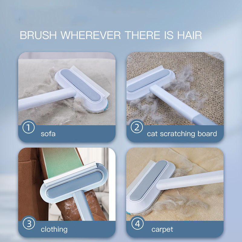 4-in-1 Pet Hair Remover Brush – Dog & Cat Grooming, Lint Cleaner, Screen & Window Tool