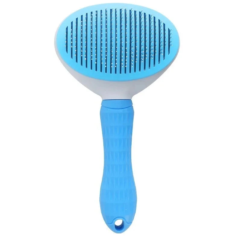 Self-Cleaning Pet Hair Brush for Dogs & Cats – Grooming & Dematting Comb Tool