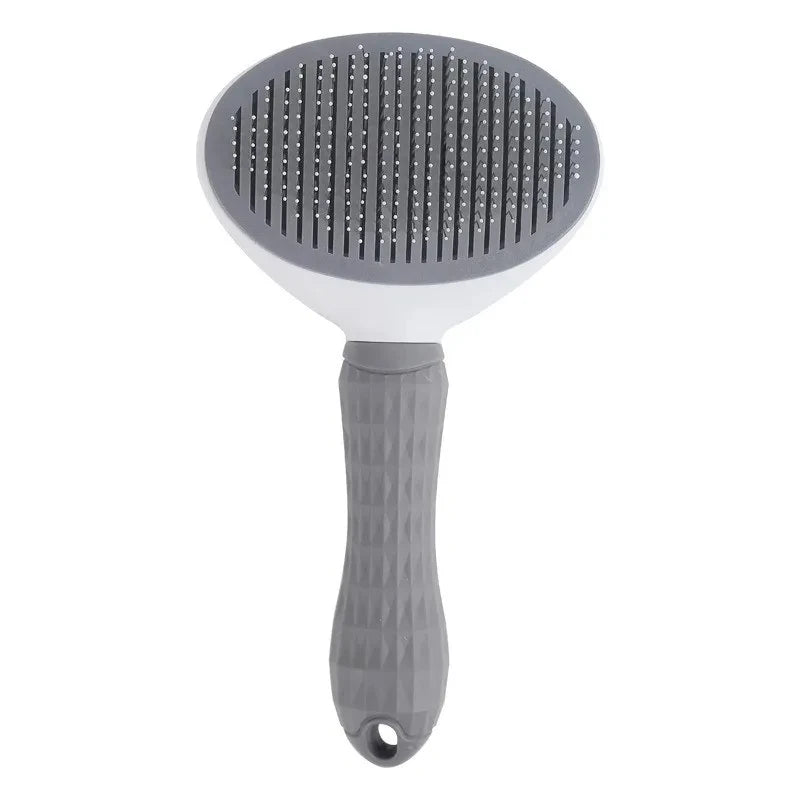 Self-Cleaning Pet Hair Brush for Dogs & Cats – Grooming & Dematting Comb Tool