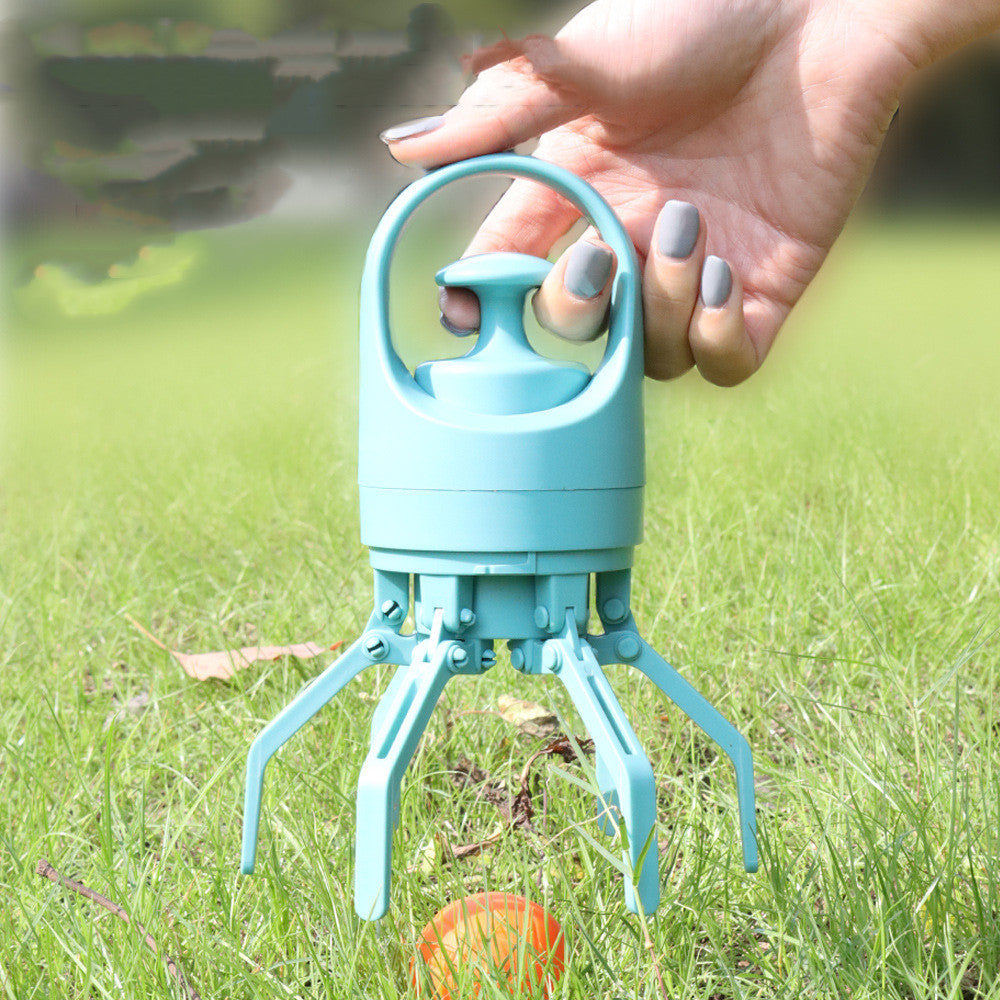 Portable Dog Pooper Scooper with Bag Dispenser โ Lightweight Eight-Claw Pet Waste Picker