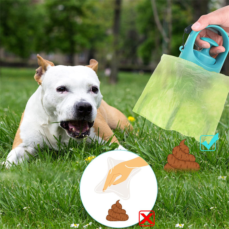 Portable Dog Pooper Scooper with Bag Dispenser โ Lightweight Eight-Claw Pet Waste Picker