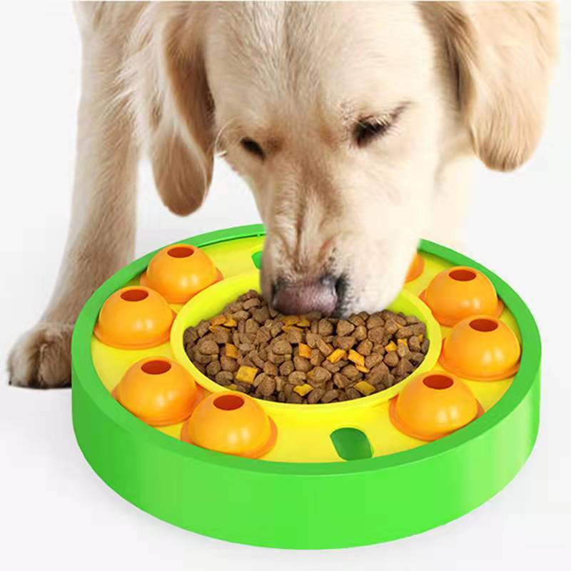 Interactive Dog Puzzle Feeder – IQ-Boosting Slow Food Dispenser & Training Toy