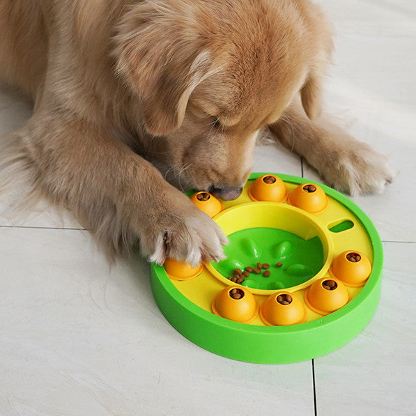 Interactive Dog Puzzle Feeder – IQ-Boosting Slow Food Dispenser & Training Toy