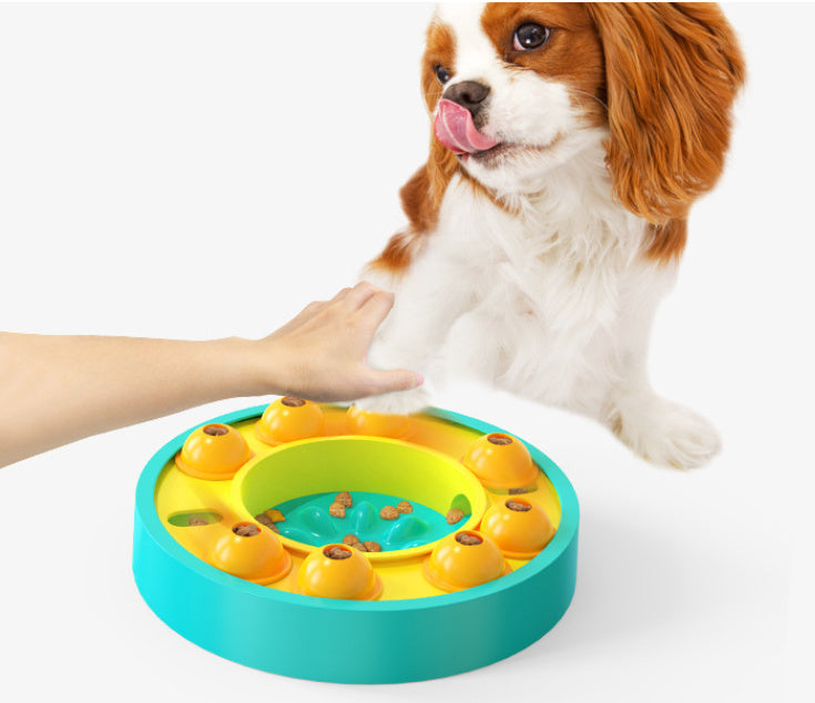 Interactive Dog Puzzle Feeder – IQ-Boosting Slow Food Dispenser & Training Toy