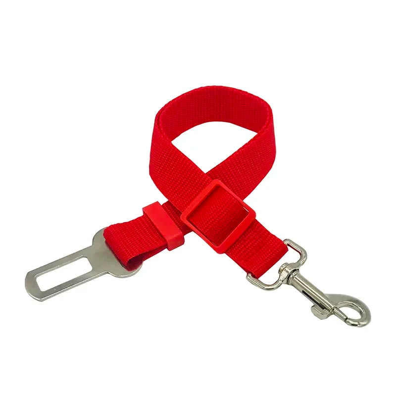 Dog & Cat Car Seat Belt Harness – Pet Safety Travel Leash for Cars