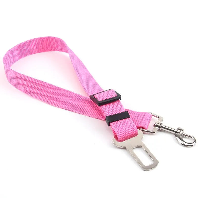 Dog & Cat Car Seat Belt Harness – Pet Safety Travel Leash for Cars