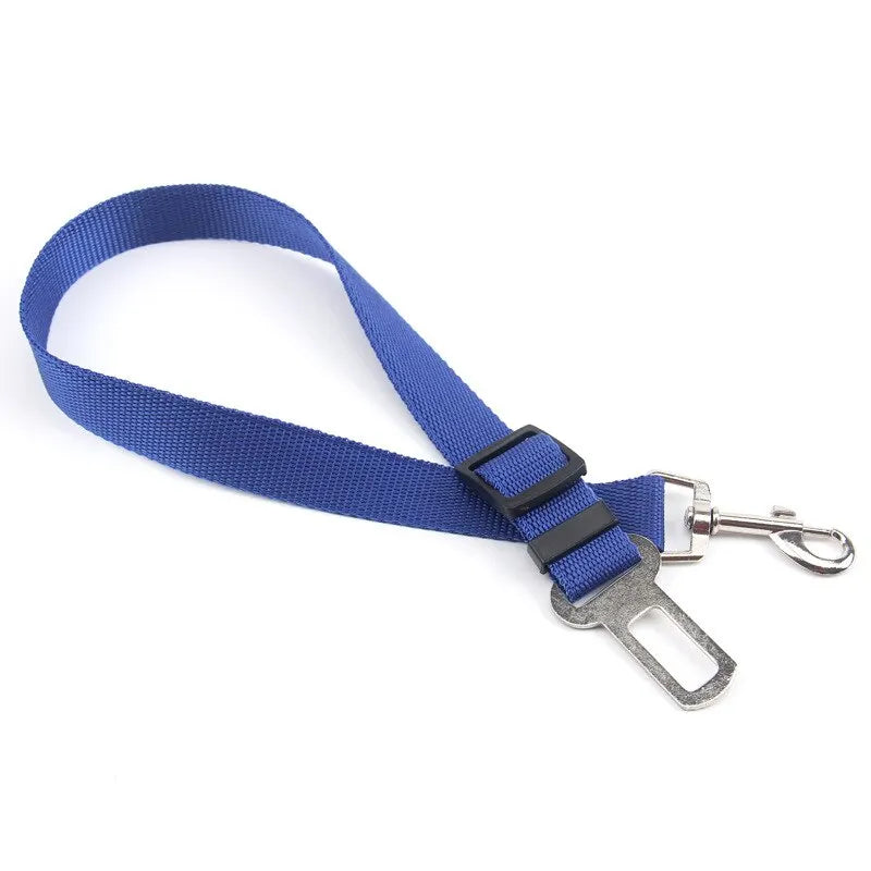 Dog & Cat Car Seat Belt Harness – Pet Safety Travel Leash for Cars