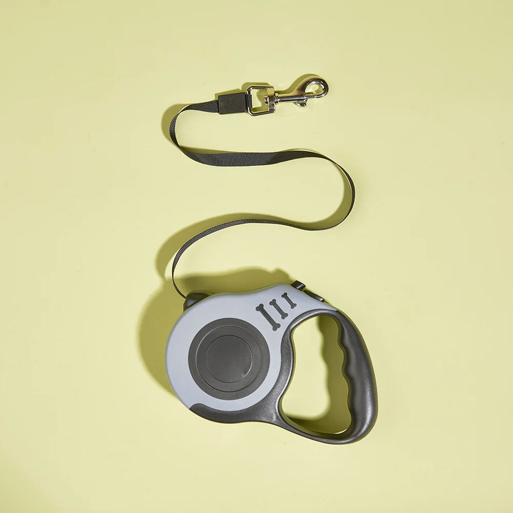 3M/5M Retractable Dog Leash for Small Dogs & Cats – Durable Nylon Puppy Lead for Walking, Travel, Hiking