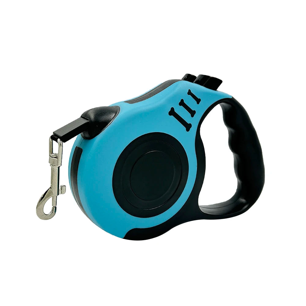 3M/5M Retractable Dog Leash for Small Dogs & Cats – Durable Nylon Puppy Lead for Walking, Travel, Hiking