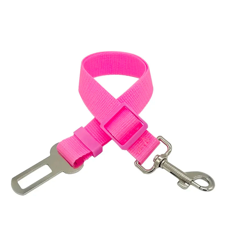 Dog & Cat Car Seat Belt Harness – Pet Safety Travel Leash for Cars