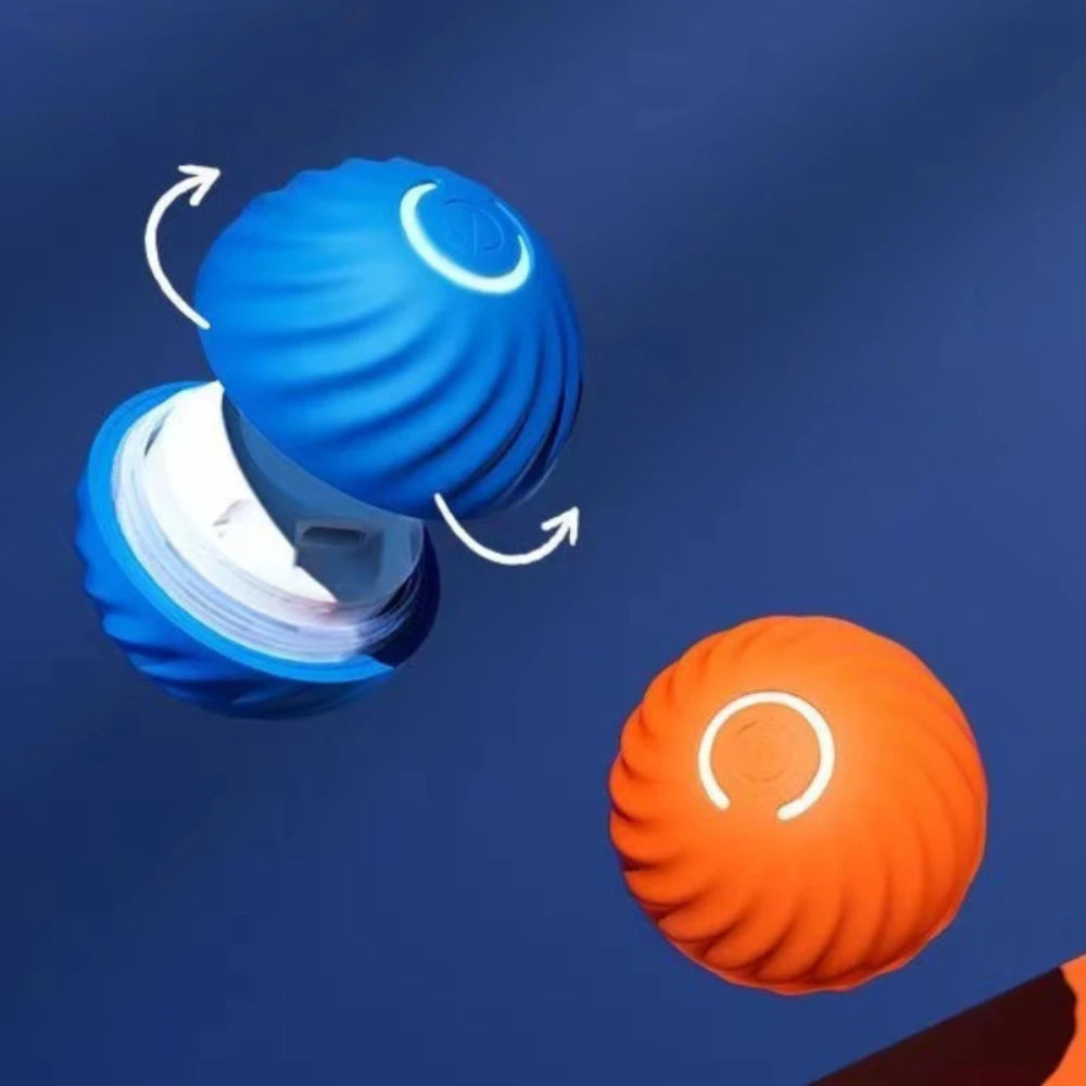 Smart Moving Dog Toy Ball – USB Rechargeable, Jumping & Rotating Interactive Pet Toy