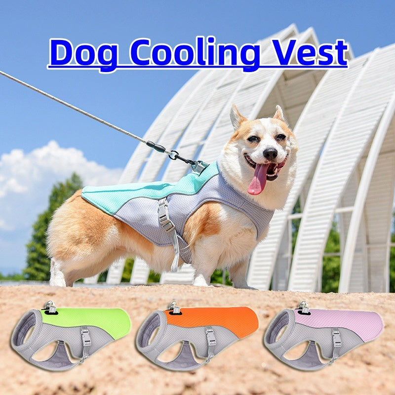 Dog Cooling Vest – Breathable, Heat-Resistant Summer Jacket for Small & Large Dogs