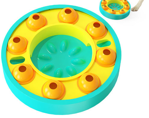 Interactive Dog Puzzle Feeder – IQ-Boosting Slow Food Dispenser & Training Toy